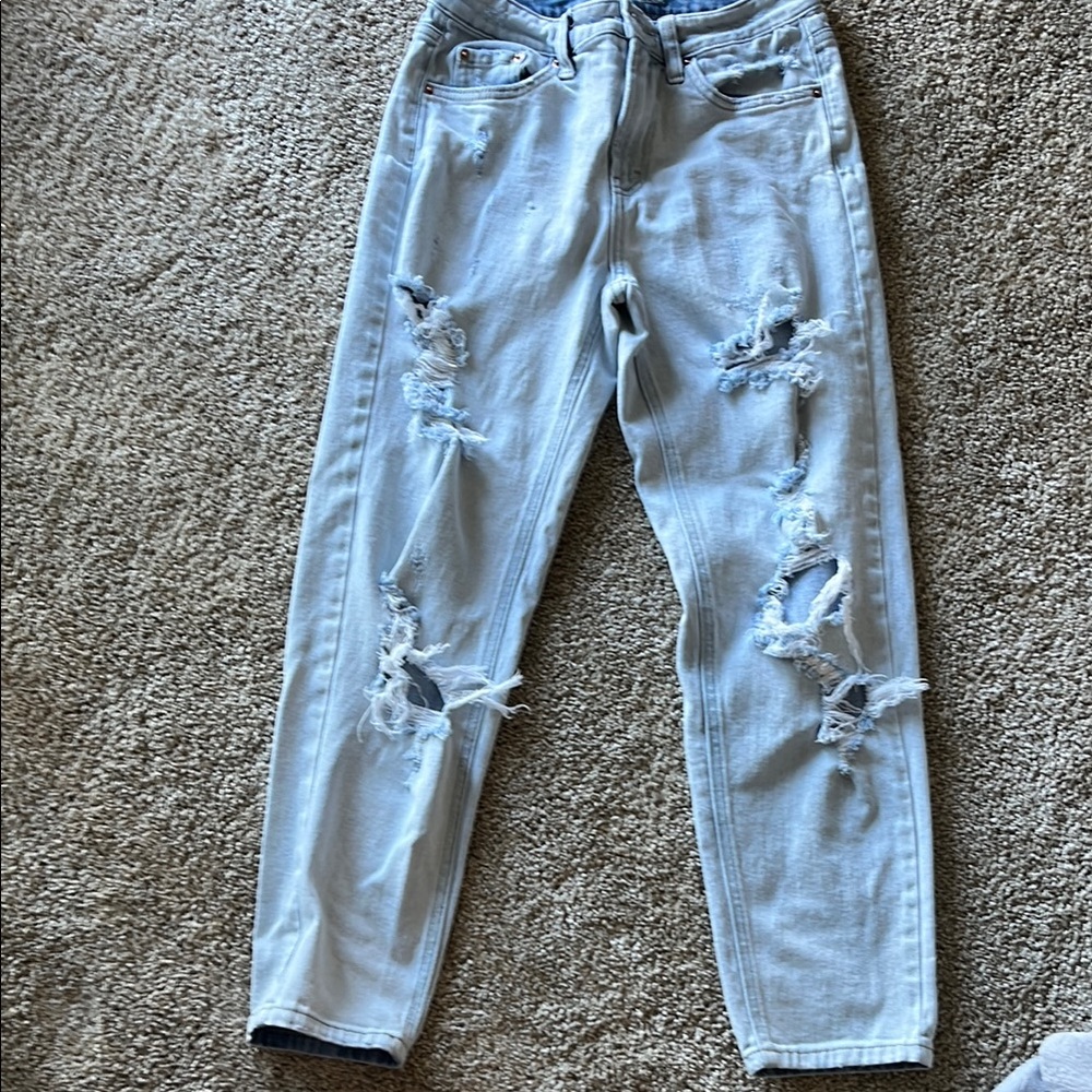 Wild Fable Blue Boyfriend Jeans Distressed Casual